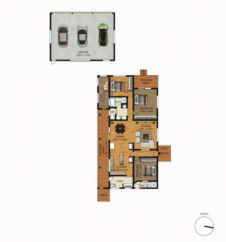 Floorplan of Homely rural property listing, 5990 Captains Flat Road, Braidwood NSW 2622