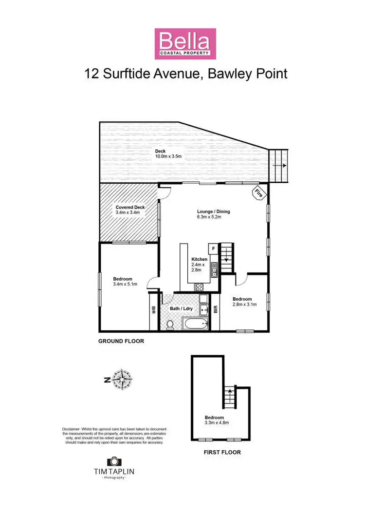 Floorplan of Homely house listing, 12 Surf Tide Avenue, Bawley Point NSW 2539