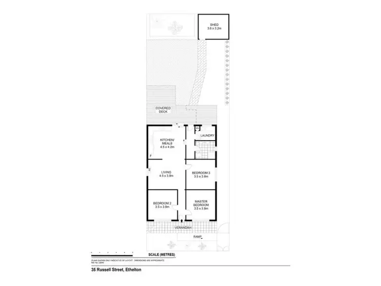 Floorplan of Homely house listing, 35 Russell Street, Ethelton SA 5015