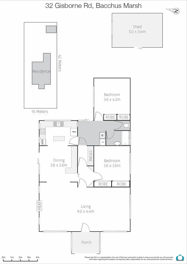 Floorplan of Homely house listing, 32 Gisborne Road, Bacchus Marsh VIC 3340