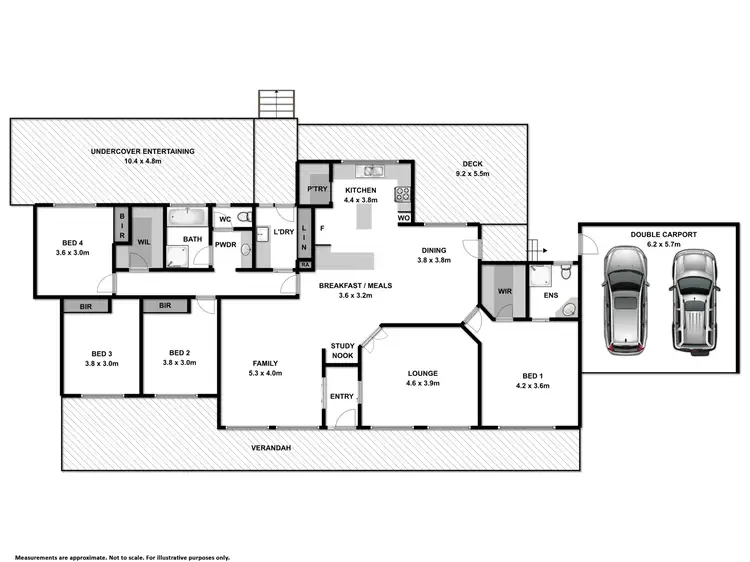 Floorplan of Homely house listing, 18 Quoll Road, Baranduda VIC 3691