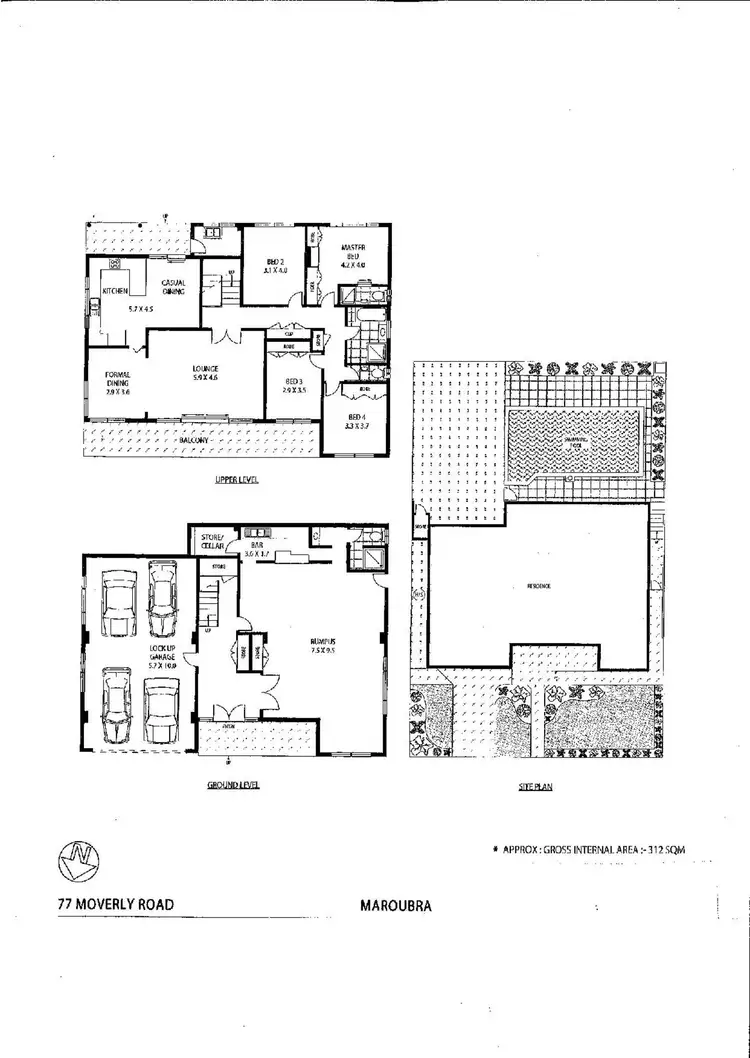 Floorplan of Homely house listing, 77 Moverly Road, Maroubra NSW 2035