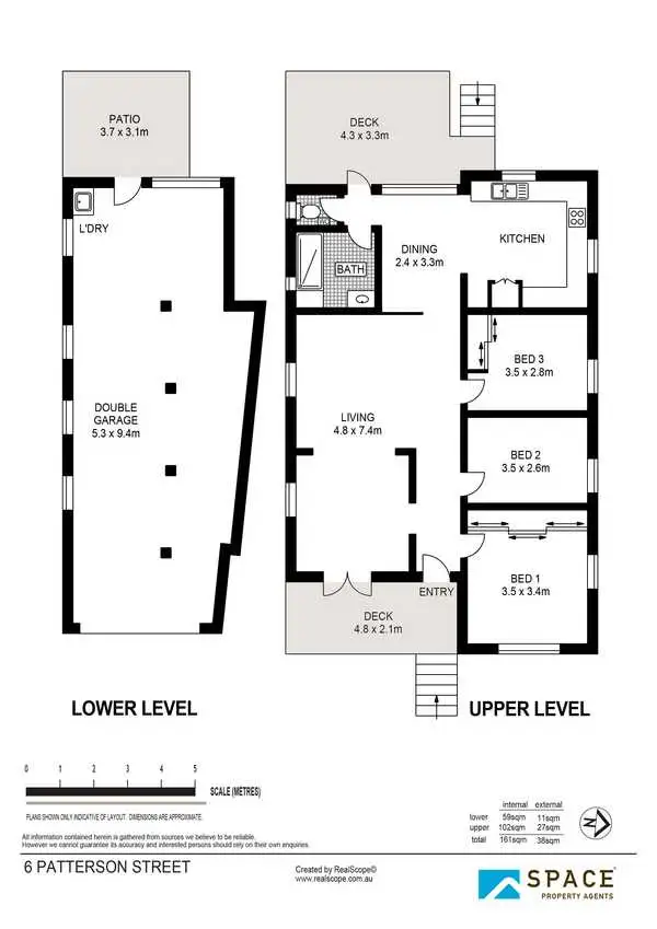 Floorplan of Homely house listing, 6 Patterson Street, Auchenflower QLD 4066