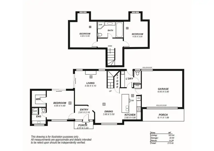 Floorplan of Homely house listing, 22A Stewart Street, South Brighton SA 5048