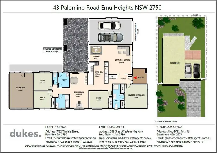Floorplan of Homely house listing, 43 Palomino Road, Emu Heights NSW 2750