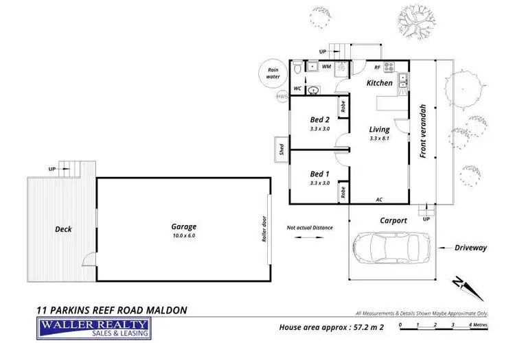 Floorplan of Homely house listing, 11 Parkins Reef Road, Maldon VIC 3463
