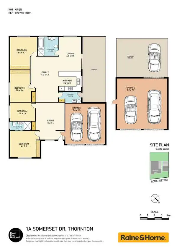 Floorplan of Homely house listing, 1A Somerset Drive, Thornton NSW 2322