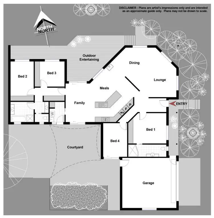 Floorplan of Homely rural property listing, 1 Lincoln Avenue, Murrumbateman NSW 2582