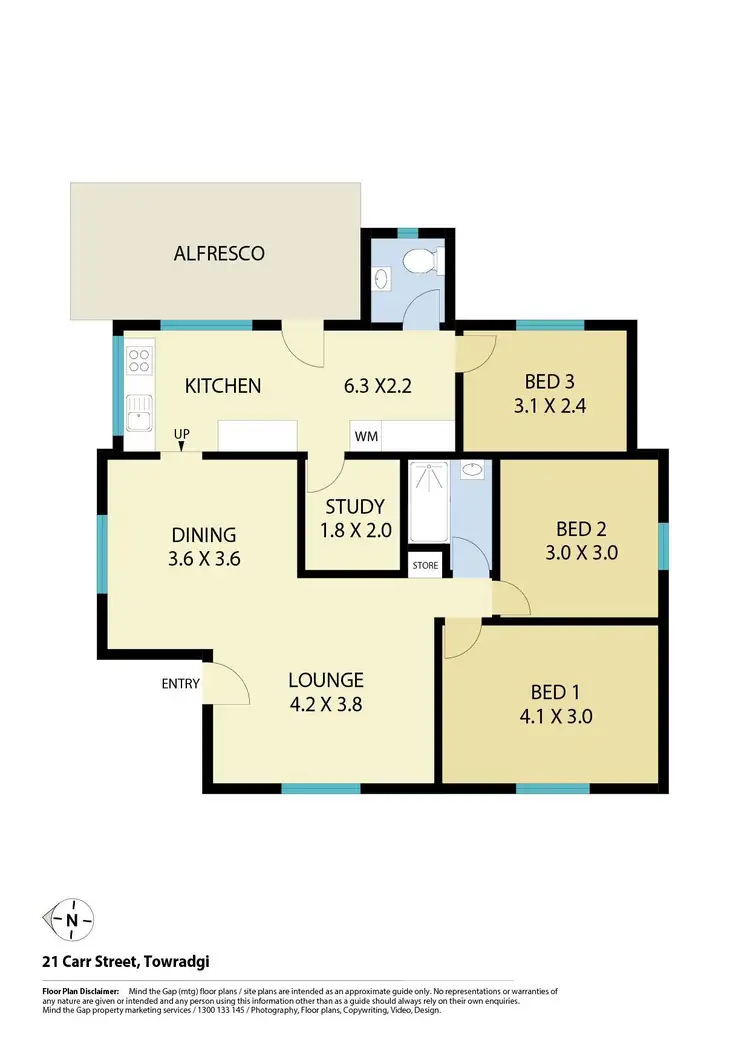 Floorplan of Homely house listing, 21 Carr Street, Towradgi NSW 2518