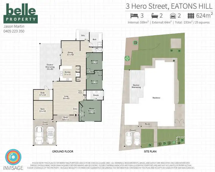 Floorplan of Homely house listing, 3 Hero Street, Eatons Hill QLD 4037
