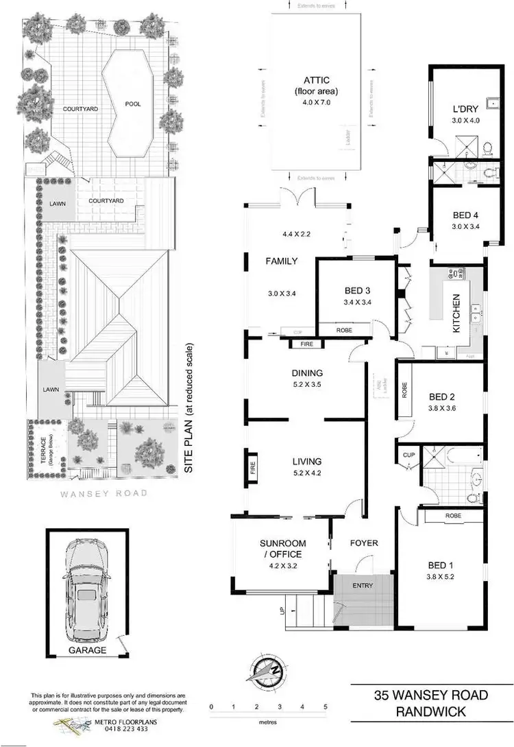 Floorplan of Homely house listing, 35 Wansey Road, Randwick NSW 2031