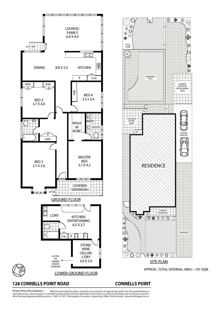 Floorplan of Homely house listing, 128 Connells Point Road, Connells Point NSW 2221