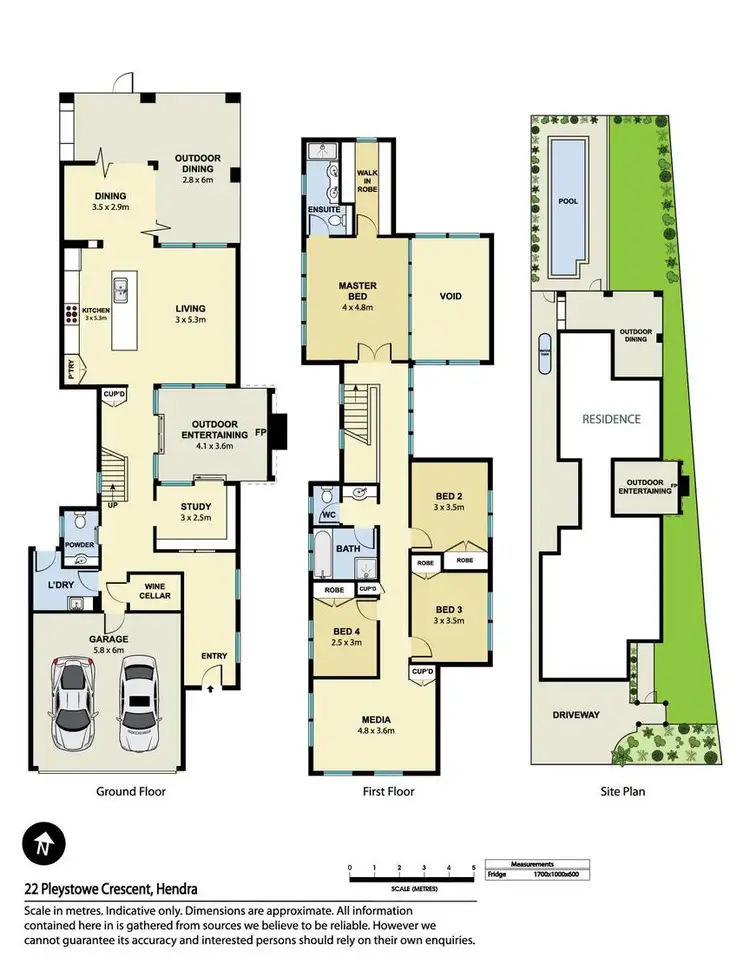 Floorplan of Homely house listing, 22 Pleystowe Crescent, Hendra QLD 4011