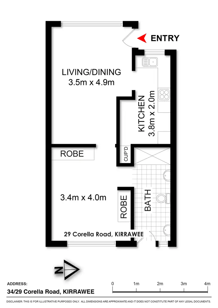 Floorplan of Homely apartment listing, 34/29-33 Corella Road, Kirrawee NSW 2232