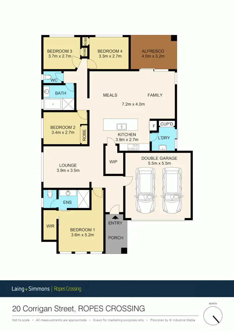 Floorplan of Homely house listing, 20 Corrigan Street, Ropes Crossing NSW 2760