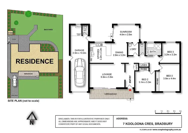Floorplan of Homely house listing, 7 Kooloona Crescent, Bradbury NSW 2560