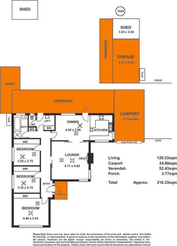 Floorplan of Homely house listing, 18 Murray Street, Ridgehaven SA 5097