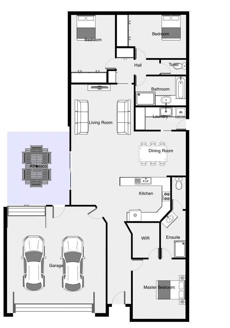 Floorplan of Homely townhouse listing, 14 Sirius Court, Mildura VIC 3500
