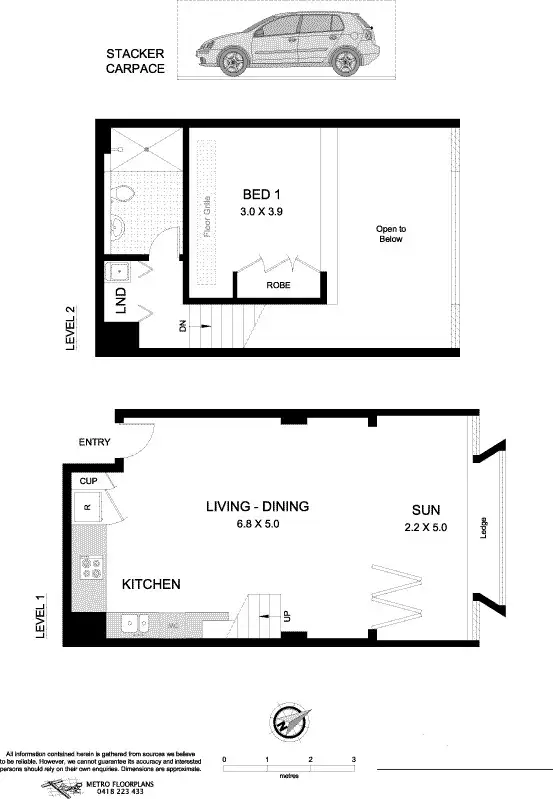 Floorplan of Homely apartment listing, Level 911/2 York Street, Sydney NSW 2000