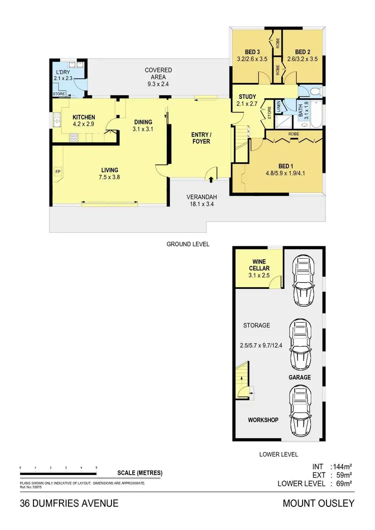 Floorplan of Homely house listing, 36 Dumfries Avenue, Mount Ousley NSW 2519