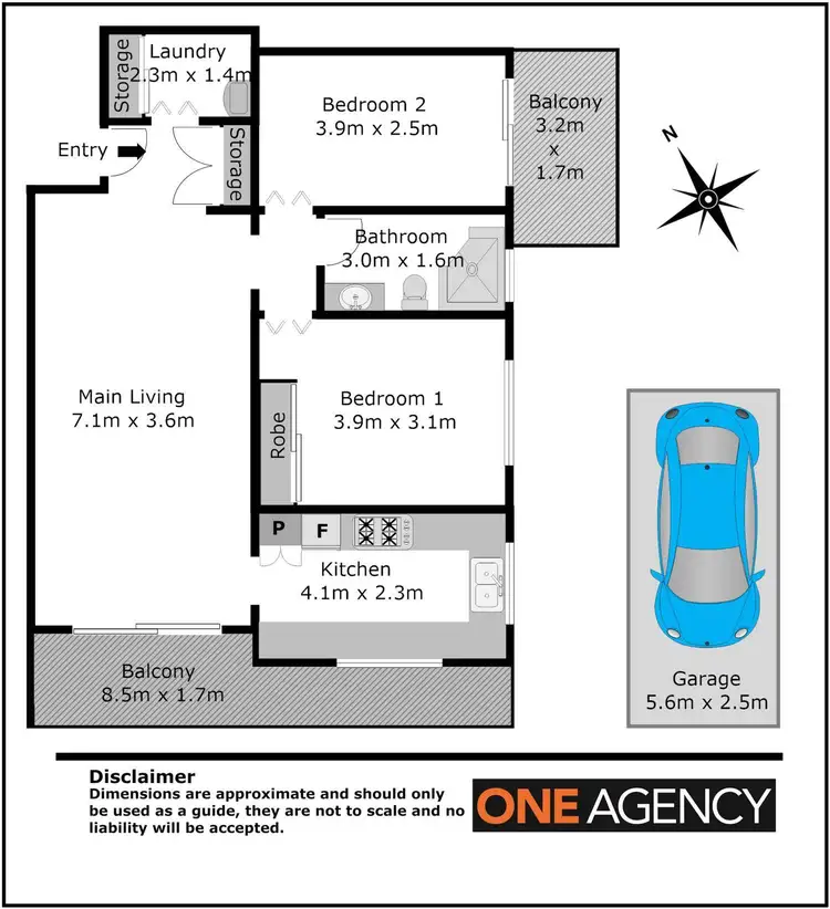 Floorplan of Homely unit listing, 15/3 Moate Avenue, Brighton-le-sands NSW 2216