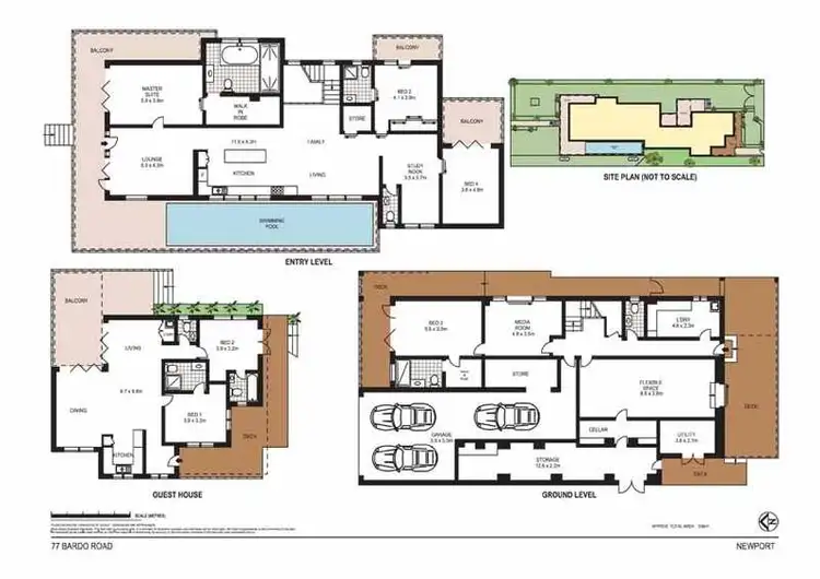 Floorplan of Homely house listing, 77 Bardo Road, Newport NSW 2106