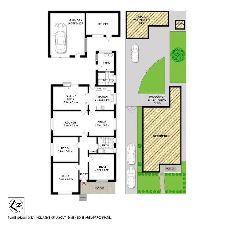 Floorplan of Homely house listing, 4 Hay Street, Croydon Park NSW 2133