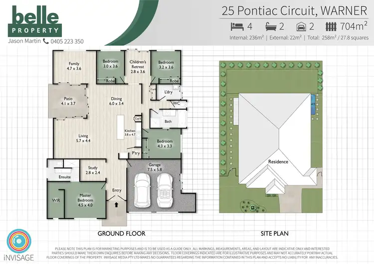 Floorplan of Homely house listing, 25 Pontiac Circuit, Warner QLD 4500