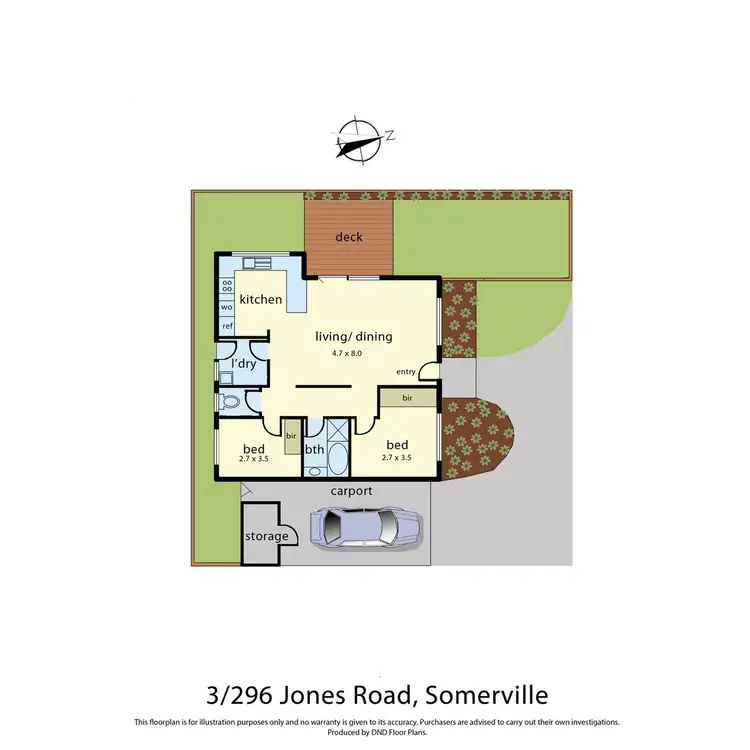 Floorplan of Homely unit listing, 3/296 Jones Road, Somerville VIC 3912