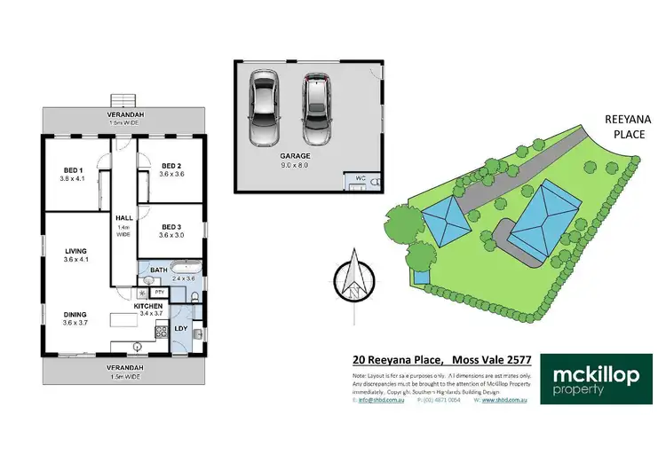 Floorplan of Homely house listing, 20 Reeyana Place, Moss Vale NSW 2577