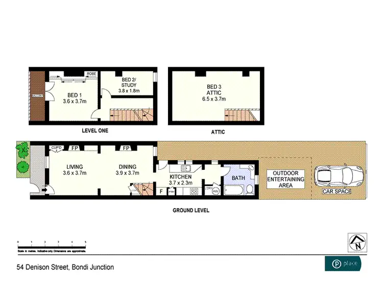 Floorplan of Homely house listing, 54 Denison Street, Bondi Junction NSW 2022