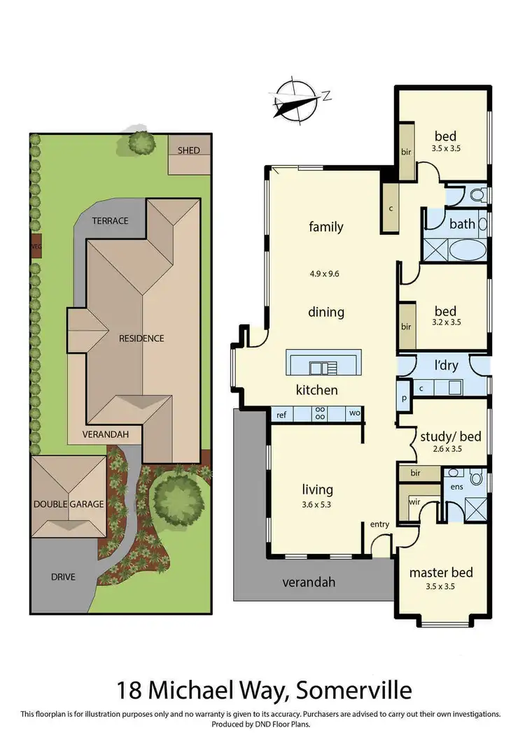 Floorplan of Homely house listing, 18 Michael Way, Somerville VIC 3912