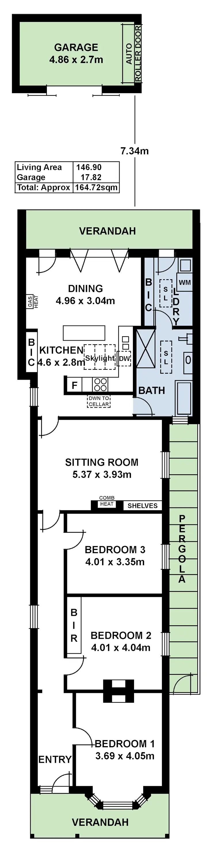 Floorplan of Homely house listing, 1 First Avenue, St Peters SA 5069