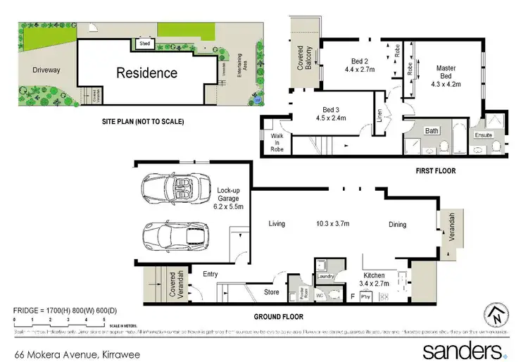 Floorplan of Homely house listing, 66 Mokera Avenue, Kirrawee NSW 2232