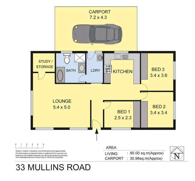 Floorplan of Homely house listing, 33a Mullins Road, Wodonga VIC 3690