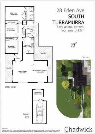 Floorplan of Homely house listing, 28 Eden Avenue, Turramurra NSW 2074