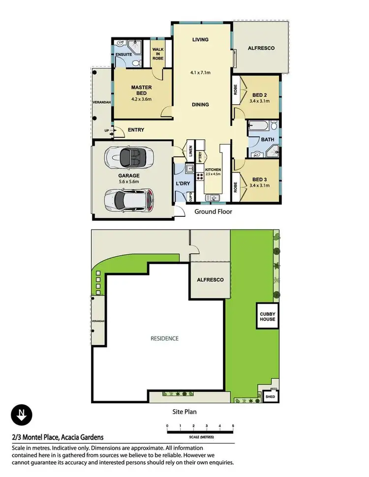 Floorplan of Homely villa listing, Unit 2/3 Montel Place, Acacia Gardens NSW 2763