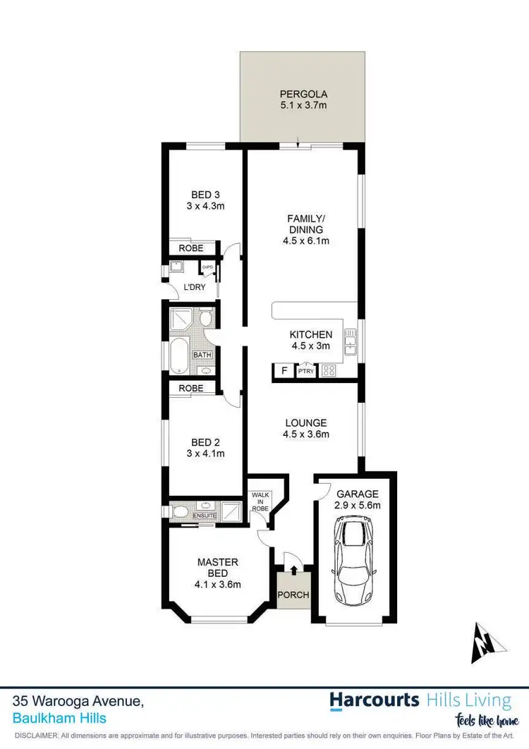 Floorplan of Homely house listing, 35 Warooga Avenue, Baulkham Hills NSW 2153