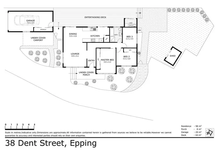 Floorplan of Homely house listing, 1/38 Dent Street, Epping NSW 2121