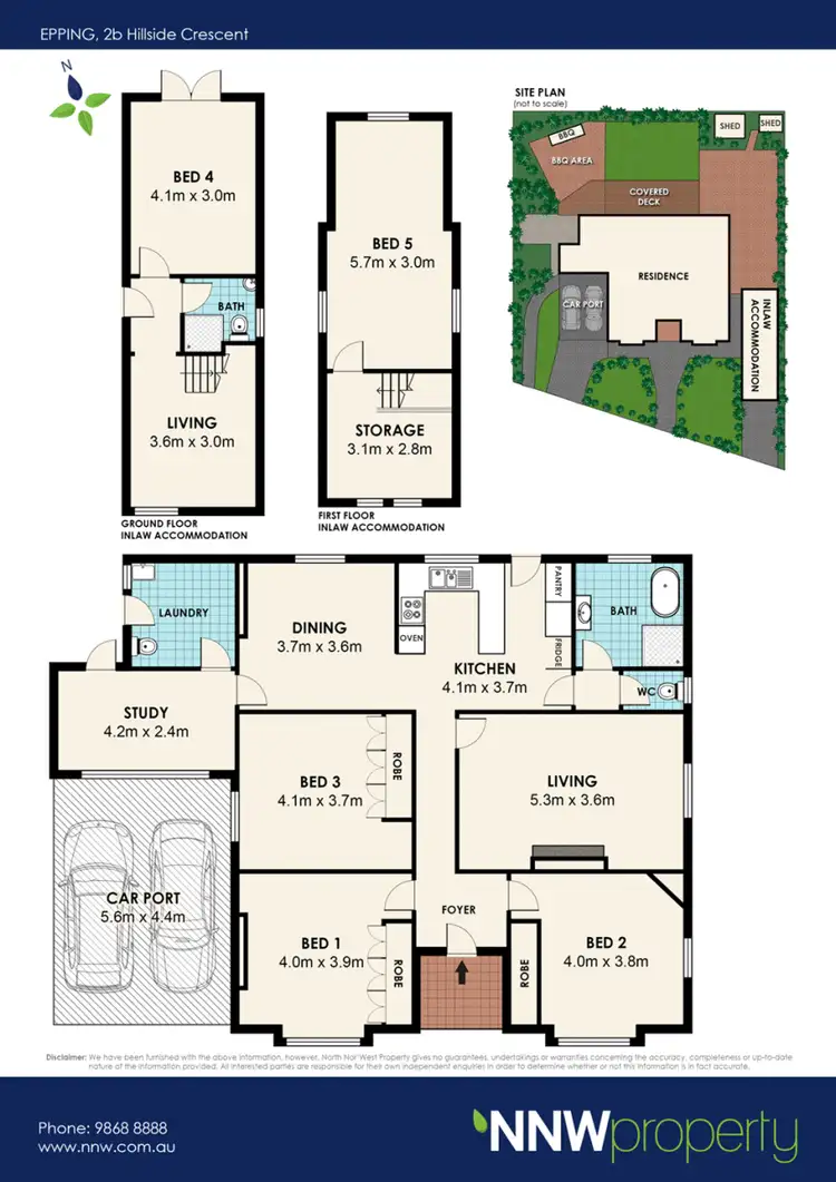 Floorplan of Homely house listing, 2b Hillside Crescent, Epping NSW 2121