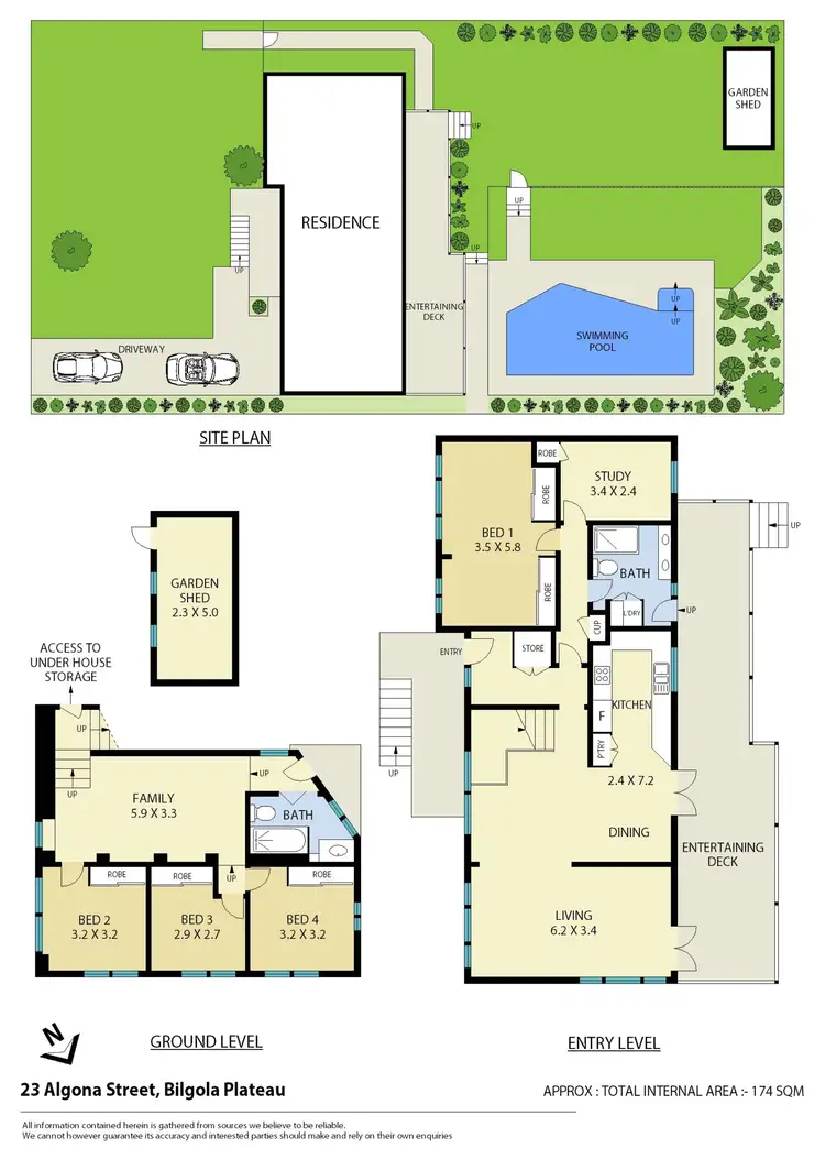 Floorplan of Homely house listing, 23 Algona Street, Bilgola NSW 2107