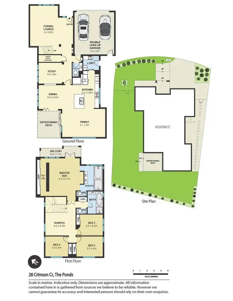 Floorplan of Homely house listing, 28 Crimson Crescent, The Ponds NSW 2769