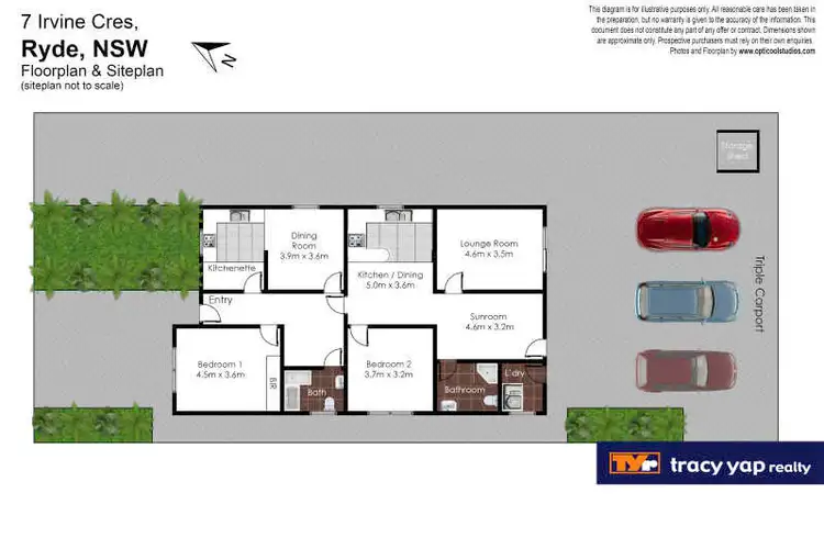 Floorplan of Homely house listing, 7 Irvine Crescent, Ryde NSW 2112