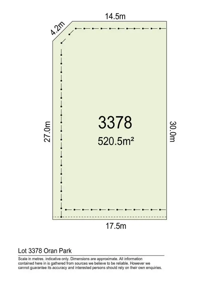 Floorplan of Homely land listing, 2 Daddo Street, Oran Park NSW 2570
