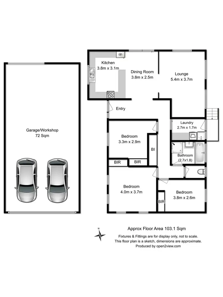 Floorplan of Homely house listing, 8 Joseph Link, Brighton TAS 7030
