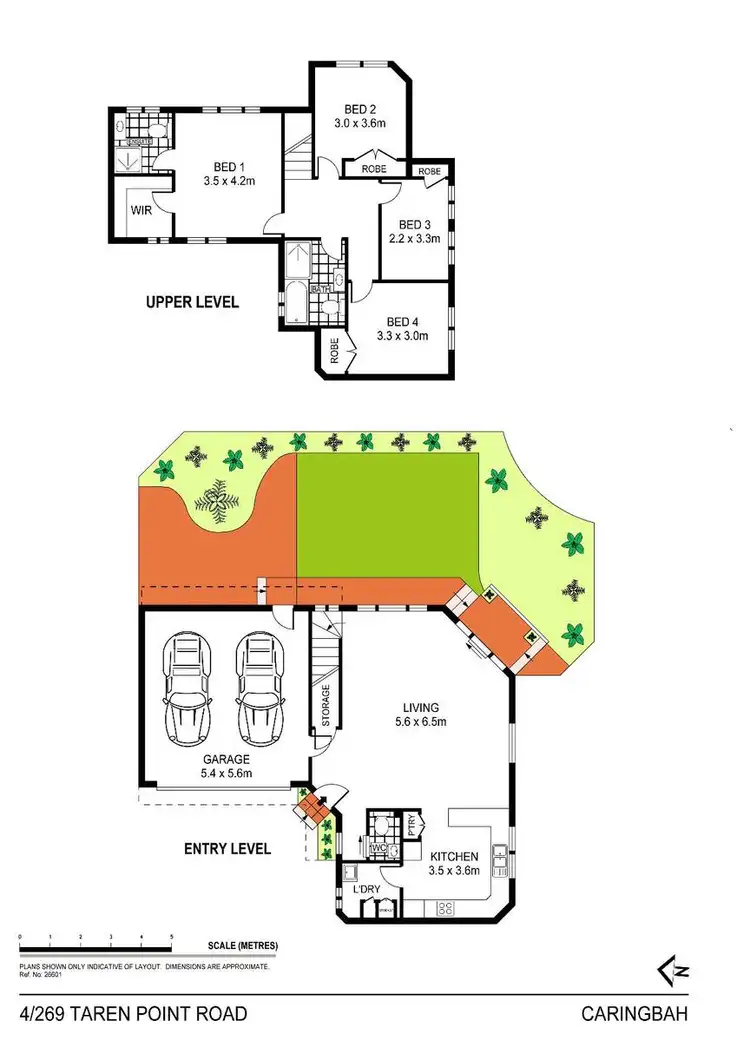 Floorplan of Homely townhouse listing, 4/269 Taren Point Road, Caringbah NSW 2229