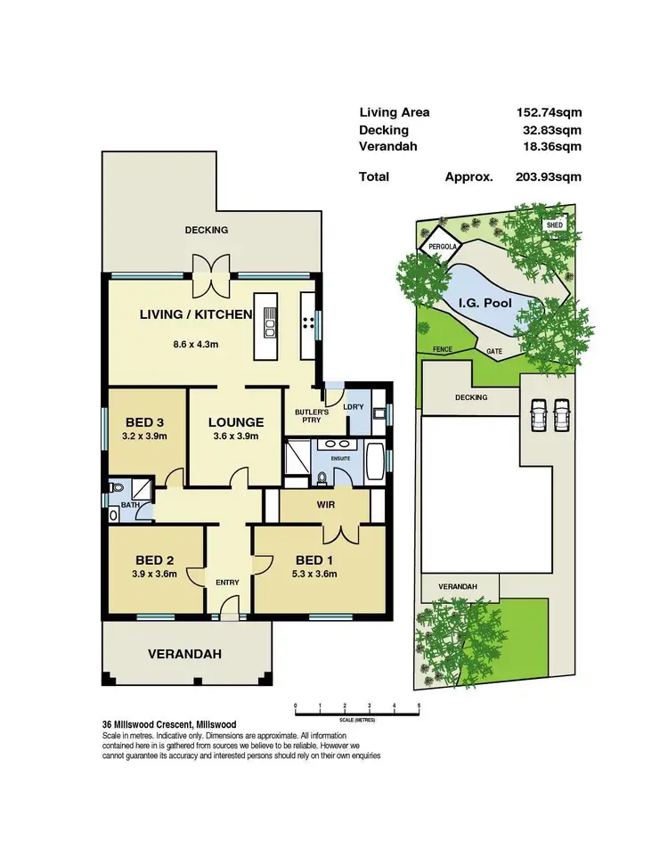 Floorplan of Homely house listing, 36 Millswood Crescent, Millswood SA 5034