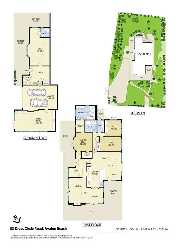 Floorplan of Homely house listing, 53 Dress Circle Road, Avalon Beach NSW 2107