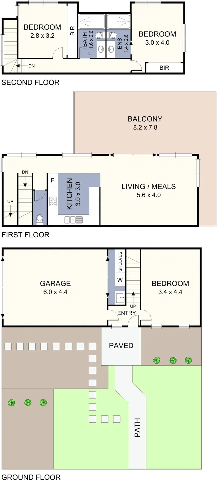 Floorplan of Homely unit listing, 1/96 Plumpton Avenue, Glenroy VIC 3046