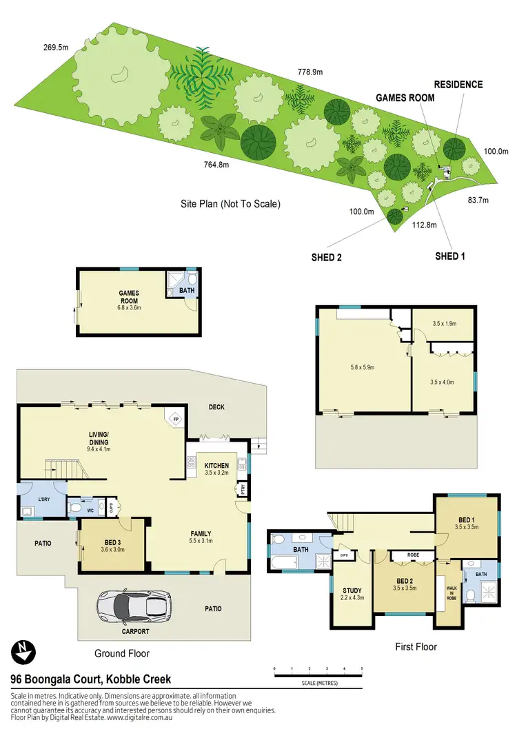Floorplan of Homely rural property listing, 96 Boongala Court, Kobble Creek QLD 4520